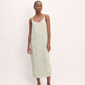 Summer slip dress / everlane / sage mini floral - 2 / NWT